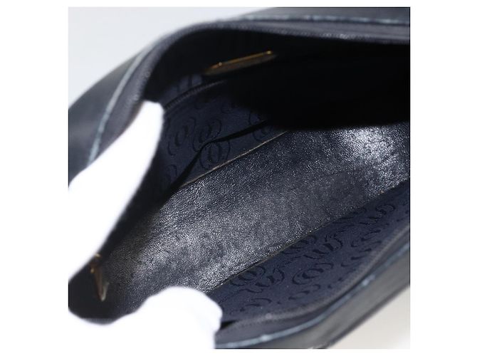 Borsa a Spalla Cartier in Pelle Blu Navy Oro Auth bs34428 D'oro - vista 16