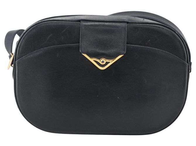 Borsa a Spalla Cartier in Pelle Blu Navy Oro Auth bs34428 D'oro - vista 2