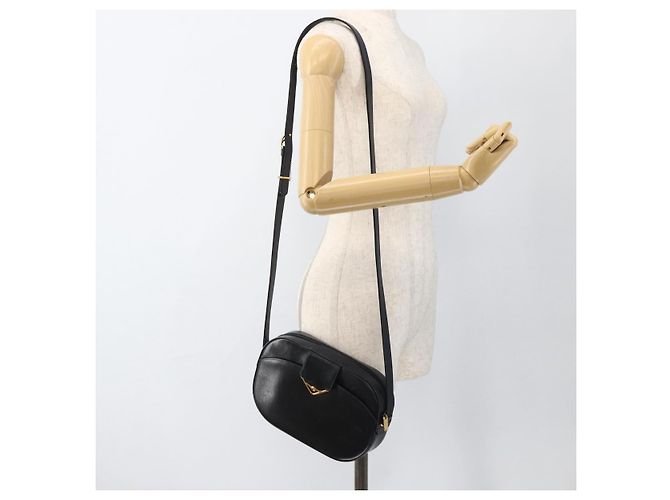 Borsa a Spalla Cartier in Pelle Blu Navy Oro Auth bs34428 D'oro - vista 22