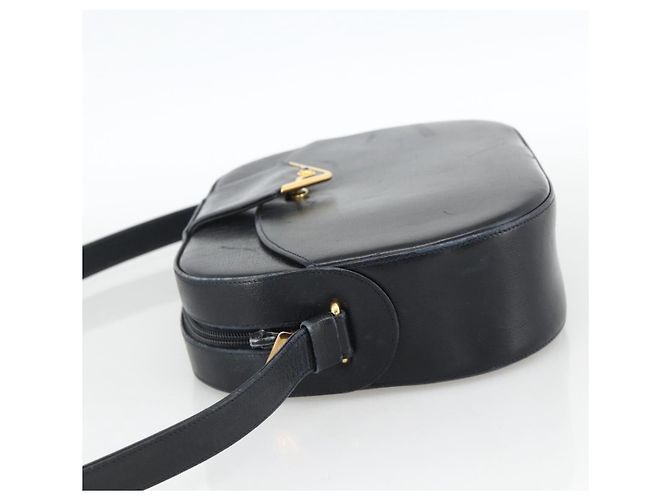 Borsa a Spalla Cartier in Pelle Blu Navy Oro Auth bs34428 D'oro - vista 4