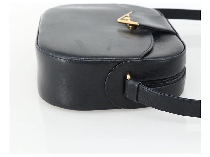 Borsa a Spalla Cartier in Pelle Blu Navy Oro Auth bs34428 D'oro - vista 5