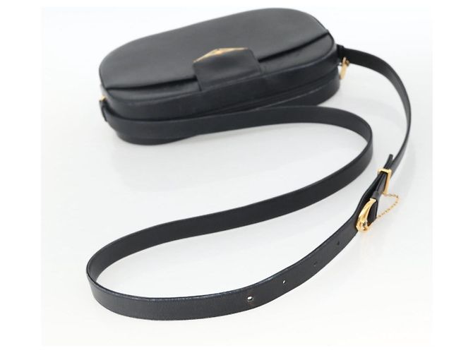 Borsa a Spalla Cartier in Pelle Blu Navy Oro Auth bs34428 D'oro - vista 7