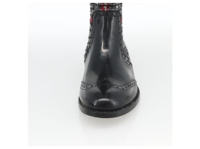 Dolce & Gabbana DOLCE&GABBANA Botas Largas Lana 37 Negro Auth 174624A - vista 11