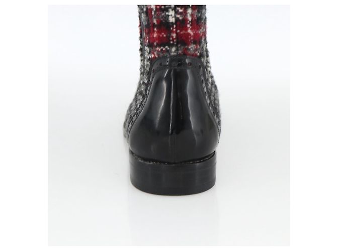 Dolce & Gabbana DOLCE&GABBANA Botas Largas Lana 37 Negro Auth 174624A - vista 12