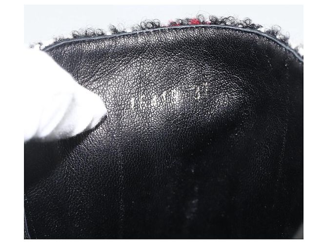 Dolce & Gabbana DOLCE&GABBANA Botas Largas Lana 37 Negro Auth 174624A - vista 19