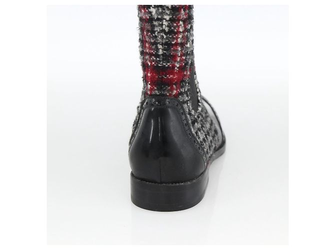 Dolce & Gabbana DOLCE&GABBANA Botas Largas Lana 37 Negro Auth 174624A - vista 28