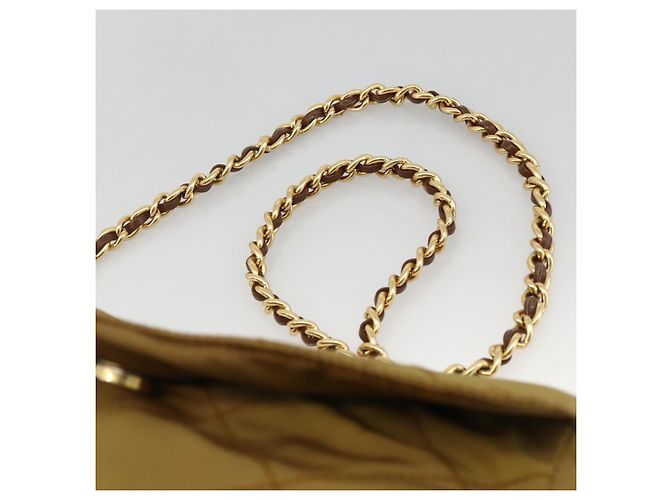 PRADA Borsa a Spalla con Catena Nylon Beige Oro Auth YKZ873 D'oro - vista 8