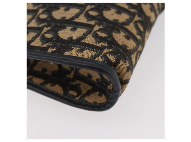 Borsa a Spalla in Tela Trotter Christian Dior Blu Navy e Oro Auth ARZ859 D'oro - vista 12