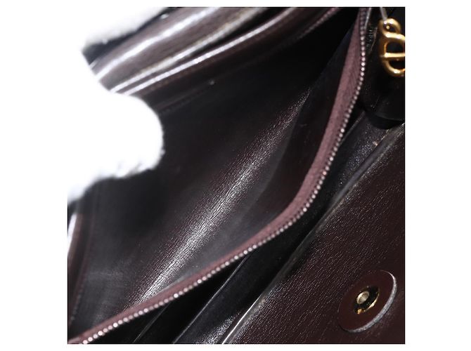 Sac à épaule en toile Trotter Christian Dior Beige Or Auth fm5276 Doré - vue 20