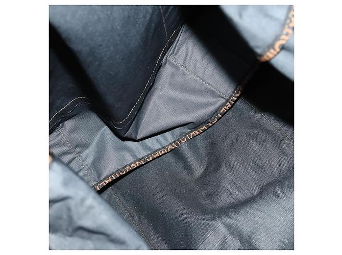 Pequin FENDI Pecan Canvas Tote Bag Beschichtete Leinwand 3 Set Braun Schwarz Auth ti3816 - Ansicht 8