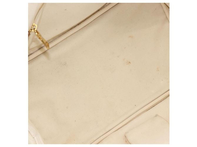 PRADA Canapa GM Borsa a mano in tela avorio oro Auth ka3683 D'oro Crudo - vista 16