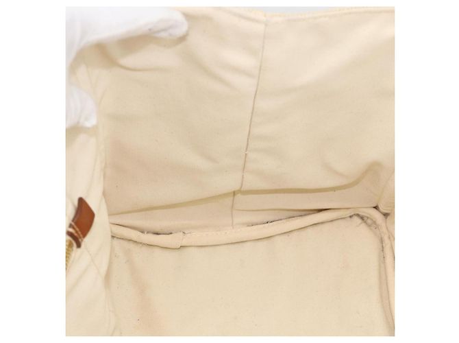 PRADA Canapa GM Borsa a mano in tela avorio oro Auth ka3683 D'oro Crudo - vista 18