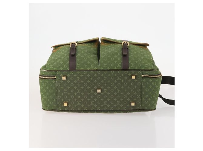 LOUIS VUITTON Borsa Boston Mini Claudine Monogram TST Khaki M42332 LV Auth gh1987 Cachi - vista 11