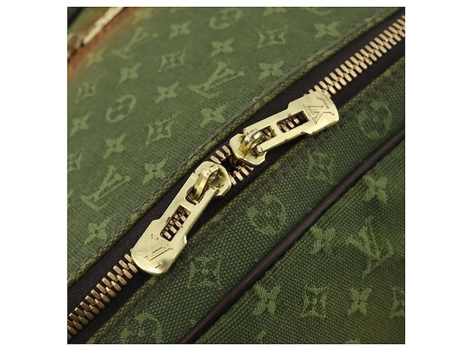 LOUIS VUITTON Borsa Boston Mini Claudine Monogram TST Khaki M42332 LV Auth gh1987 Cachi - vista 16