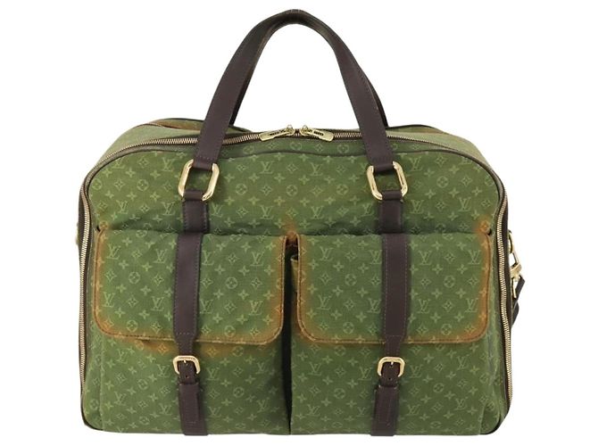 LOUIS VUITTON Borsa Boston Mini Claudine Monogram TST Khaki M42332 LV Auth gh1987 Cachi - vista 2