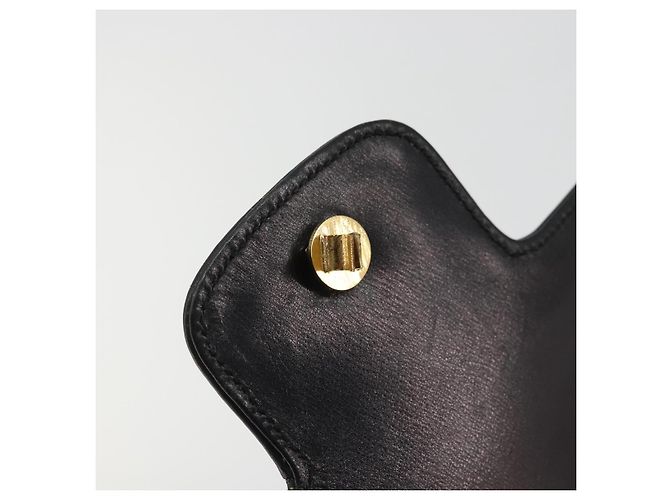 Borsa a Spalla Horsebit in Pelle Gucci Oro Nero Auth INZ099 D'oro - vista 18