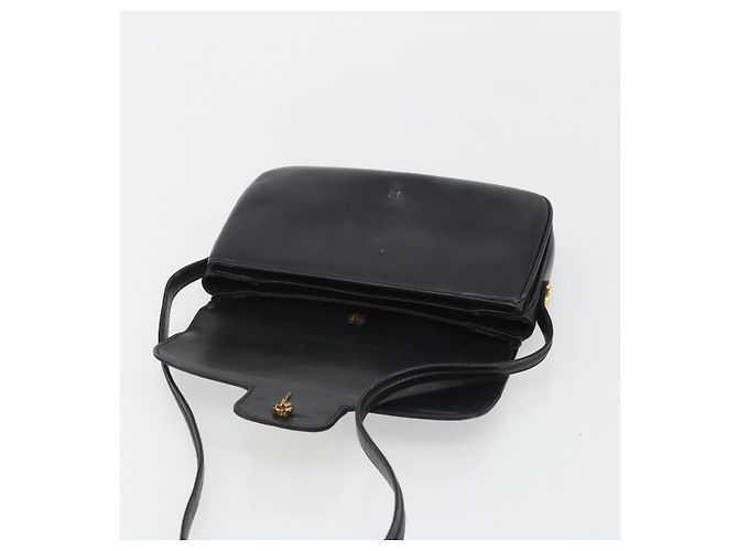 Borsa a Spalla Horsebit in Pelle Gucci Oro Nero Auth INZ099 D'oro - vista 19