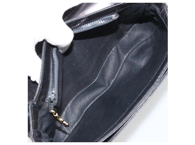 Borsa a Spalla Horsebit in Pelle Gucci Oro Nero Auth INZ099 D'oro - vista 21