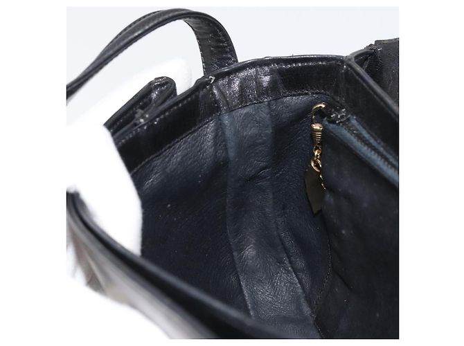 Borsa a Spalla Horsebit in Pelle Gucci Oro Nero Auth INZ099 D'oro - vista 23