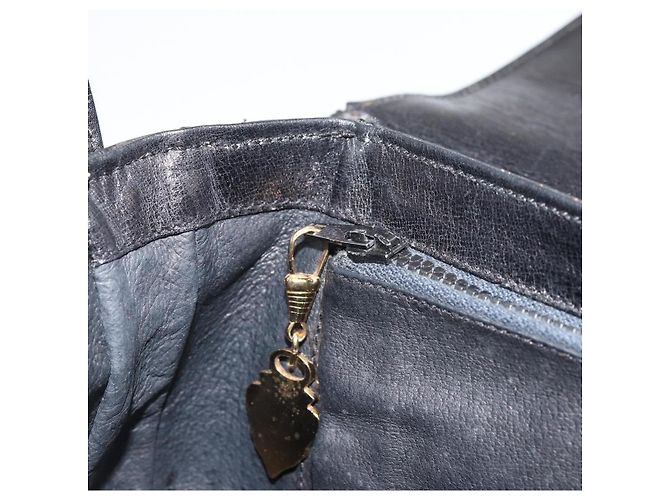 Borsa a Spalla Horsebit in Pelle Gucci Oro Nero Auth INZ099 D'oro - vista 24