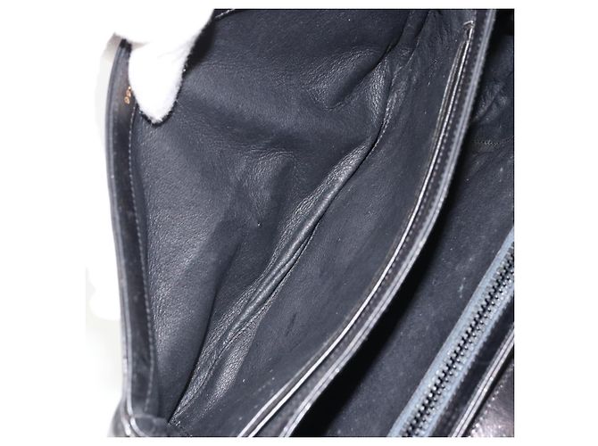 Borsa a Spalla Horsebit in Pelle Gucci Oro Nero Auth INZ099 D'oro - vista 27