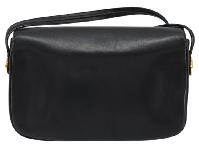 Borsa a Spalla Horsebit in Pelle Gucci Oro Nero Auth INZ099 D'oro - vista 3