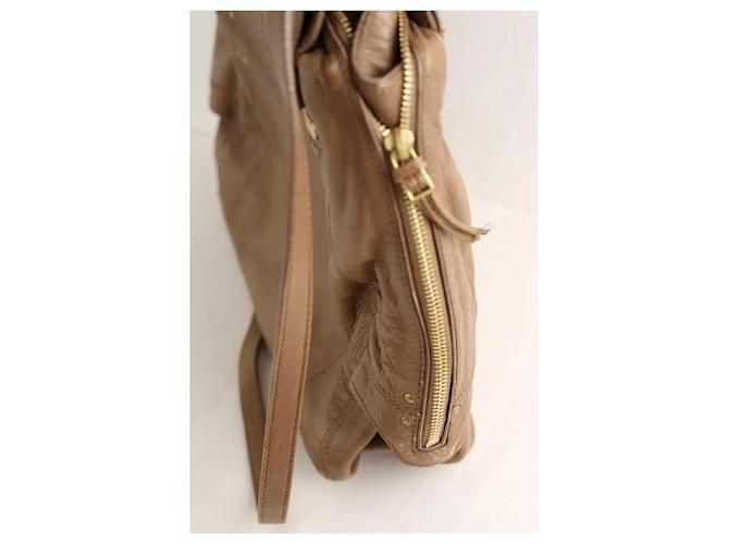 Jerome Dreyfuss Borsa a tracolla camel Cammello - vista 4