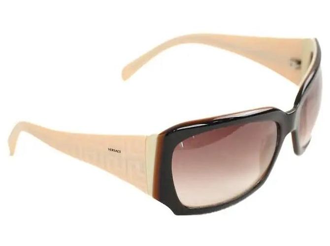 Versace Occhiali da sole neri oversize Nero - vista 2