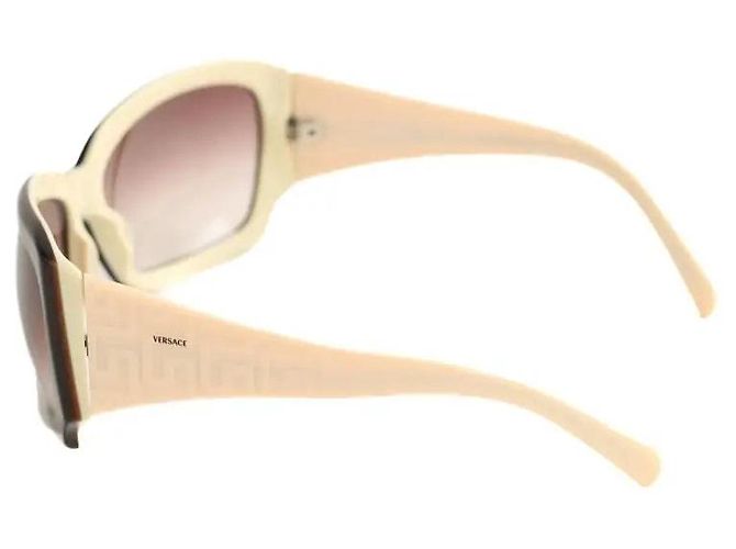 Versace Occhiali da sole neri oversize Nero - vista 3