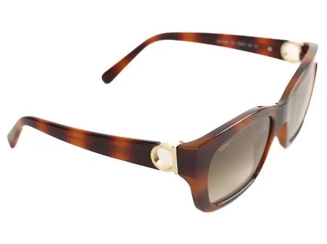 Salvatore Ferragamo Gafas de sol marrones Castaño - vista 2