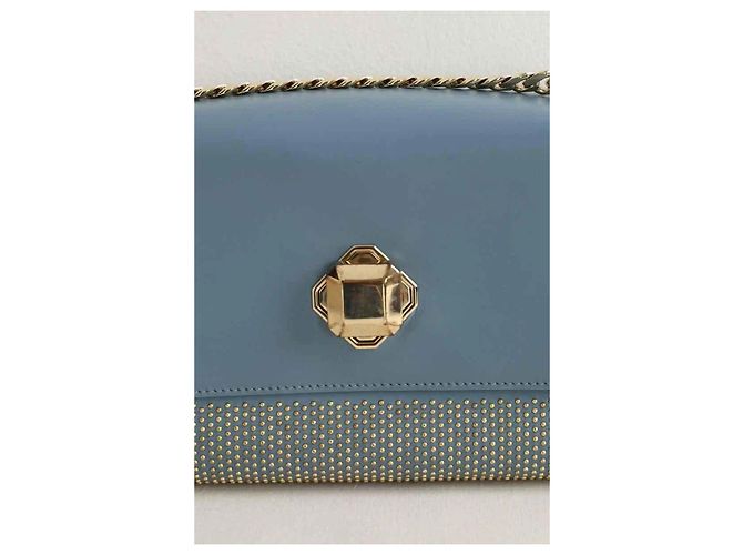 Elie Saab Borsa a tracolla blu - vue 2