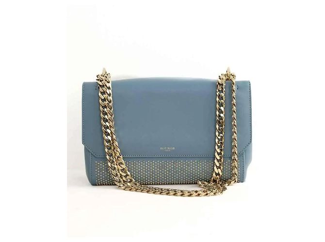Elie Saab Borsa a tracolla blu - vue 4