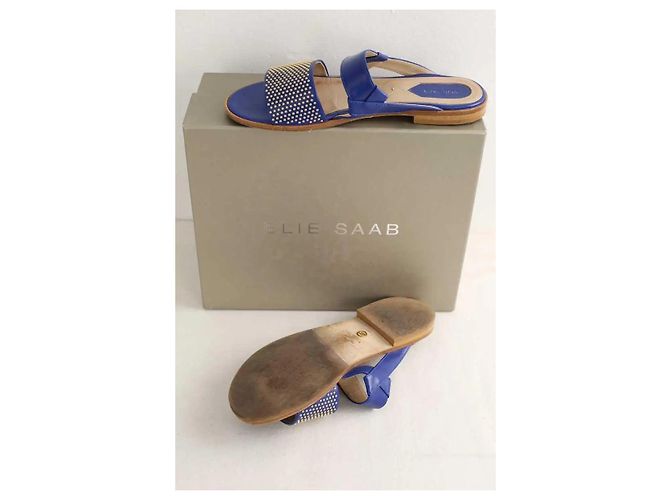 Elie Saab Sandalias azules - vista 6