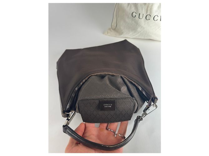 Jackie Vintage Gucci Canvas Tasche lila - Ansicht 2