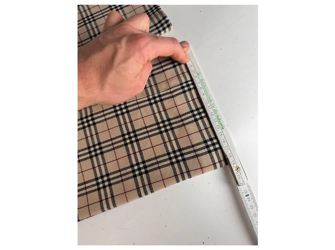 Vintage Burberry Nova Check Hose Beige 38/M - Ansicht 5