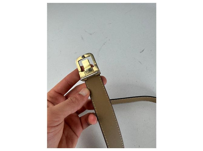 Vintage Yves Saint Laurent Ledergürtel schwarz - Ansicht 3