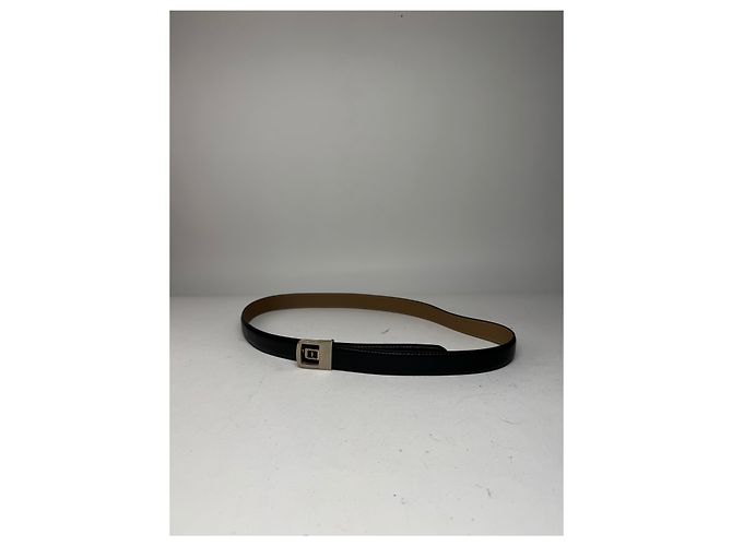 Vintage Yves Saint Laurent Ledergürtel schwarz - Ansicht 9