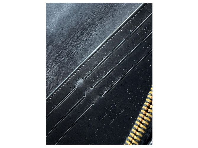 Vintage Louis Vuitton Leather wallet Black - view 6