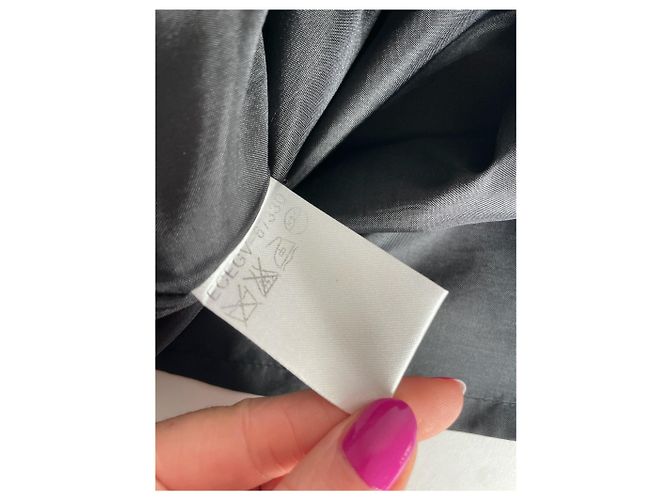Vintage Courreges Abstraktes Kleid Schwarz Weiß M - Ansicht 7