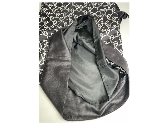 Vintage Courreges Abstraktes Kleid Schwarz Weiß M - Ansicht 8