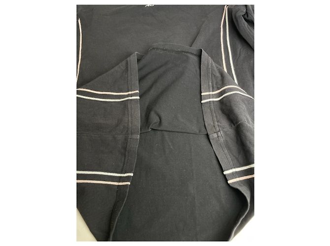 Vintage Courreges Canvas Rundhals schwarz-weiß - Ansicht 9