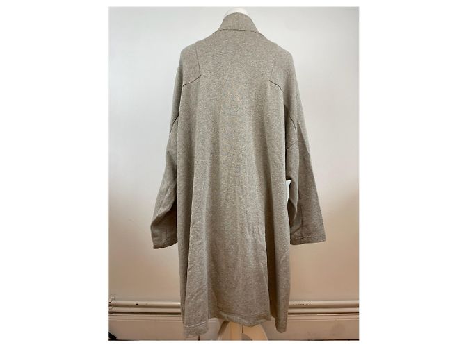 Vintage Issey Miyake Wollmantel M Grau - Ansicht 11