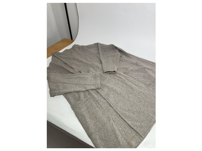 Vintage Issey Miyake Wollmantel M Grau - Ansicht 12