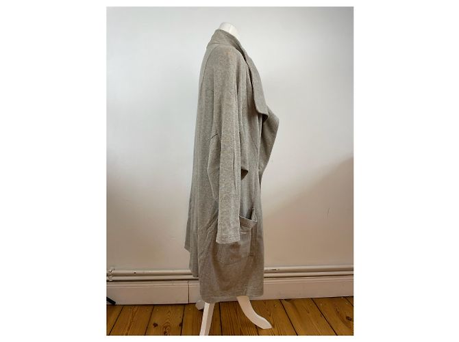Vintage Issey Miyake Wollmantel M Grau - Ansicht 2