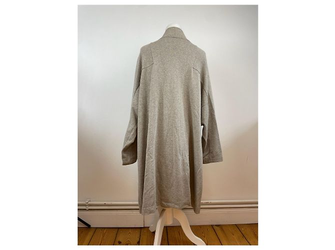 Vintage Issey Miyake Wollmantel M Grau - Ansicht 3