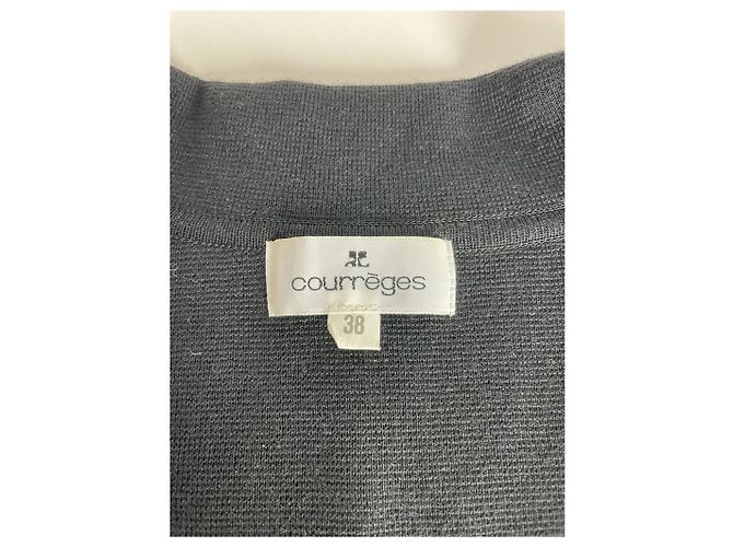 Vintage Courreges Blazer Schwarz M - Ansicht 10