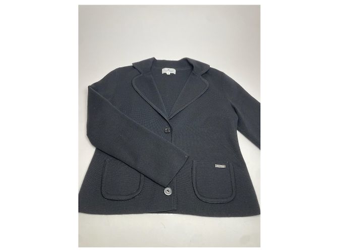 Vintage Courreges Blazer Schwarz M - Ansicht 12