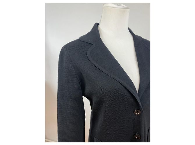 Vintage Courreges Blazer Schwarz M - Ansicht 5