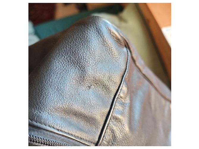 Borsa da viaggio Longchamp in pelle nera Nero - vista 15