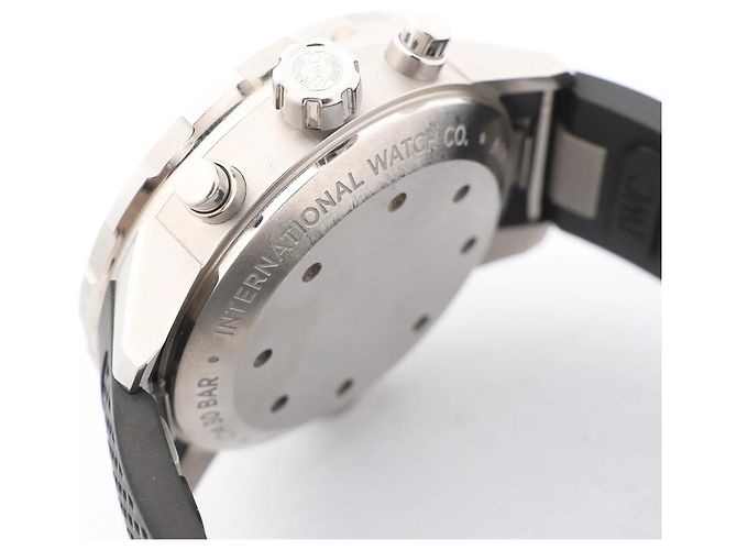 Orologio IWC Aquatimer Cronografo IW376803 5334787 SS & Gomma AT con quadrante nero - vista 10